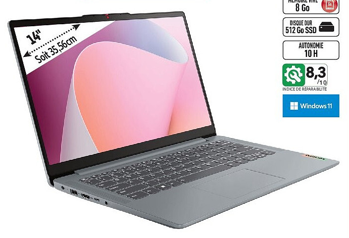 Ordinateur portable 14" Ideapad Slim 3 14AMN