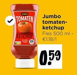 Jumbo tomatenketchup