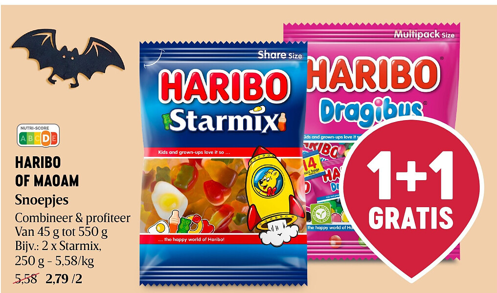 HARIBO OF MAOAM Snoepjes