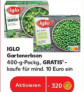 IGLO Gartenerbsen
