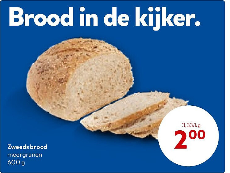 Zweeds brood meergranen 600 g