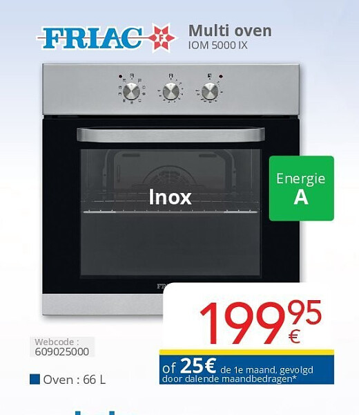 Friac Multi oven IOM 5000 IX