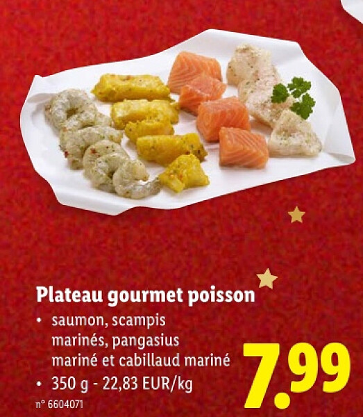 Plateau gourmet poisson