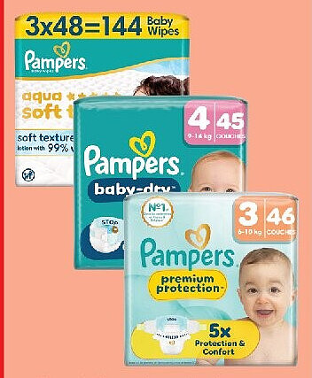 Couches Pampers