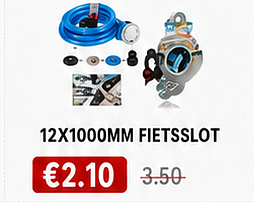 12X1000MM FIETSSLOT
