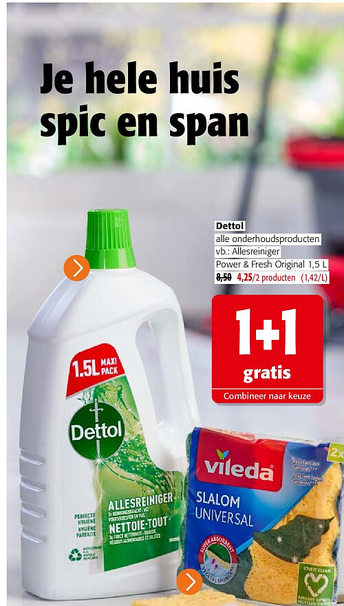 Dettol Allesreiniger Power & Fresh Original 1,5 L