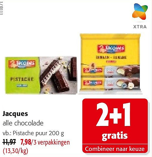 Jacques Pistache puur 200 g