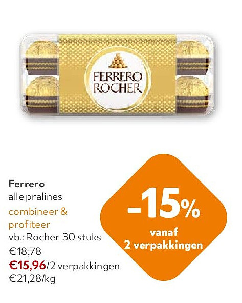 Ferrero Rocher 30 stuks