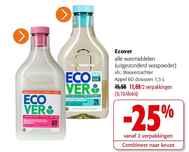 Ecover alle wasmiddelen