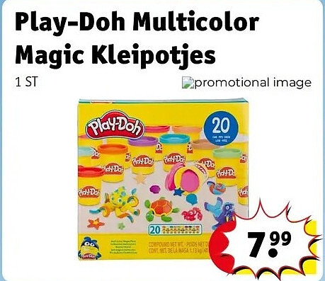 Play-Doh Multicolor Magic Kleipotjes