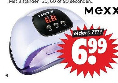 Mexx UV led nagellamp
