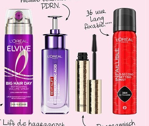 L'Oréal Paris beauty products