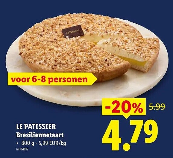 Bresiliennetaart