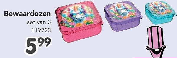 Bewaardozen set van 3 119723