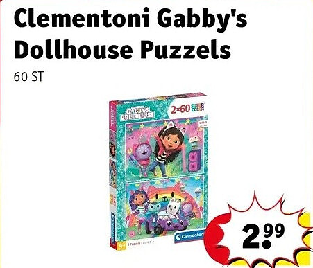 Clementoni Gabby's Dollhouse Puzzels