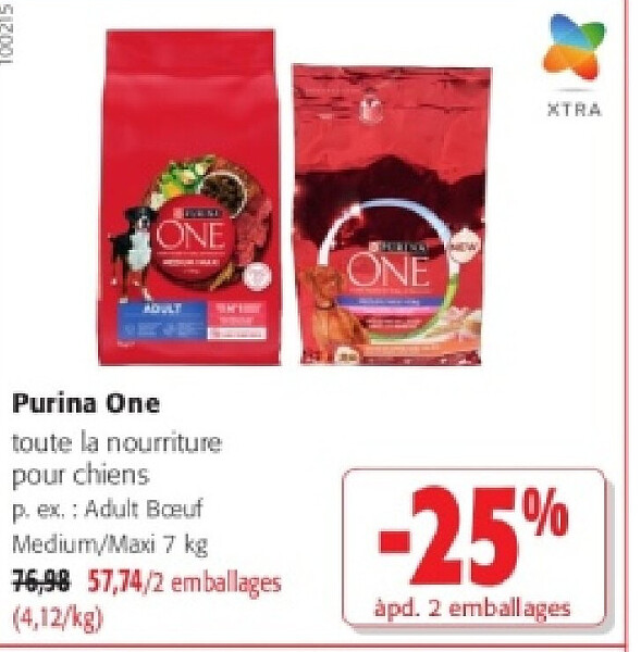 Purina One Adult Beuf Medium/Maxi 7 kg