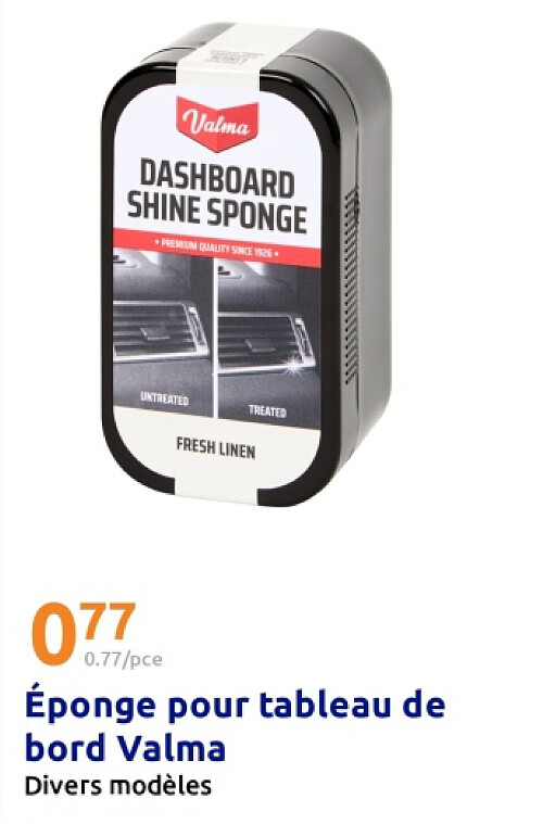 Éponge pour tableau de bord Valma