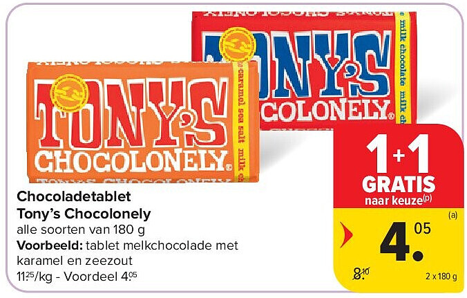 Chocoladetablet Tony’s Chocolonely