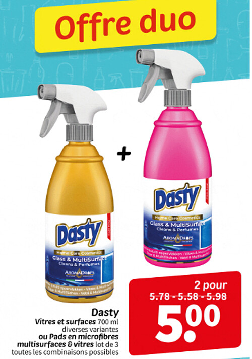 Dasty Vitres et surfaces 700 ml