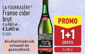 Franse cider brut