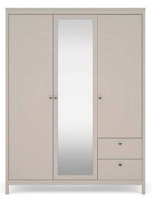 Klerkast Madeira, greige of zwart, 199x150x58,4 cm