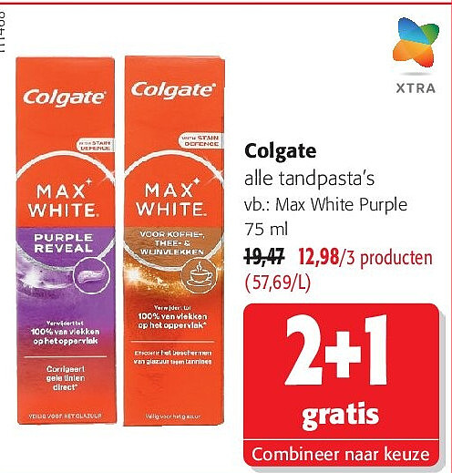 Colgate Max White Purple 75 ml
