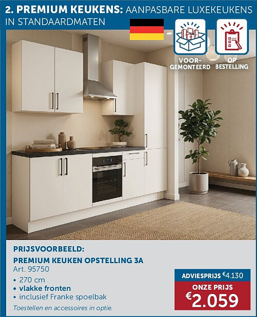 PREMIUM KEUKEN OPSTELLING 3A