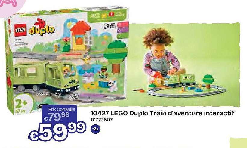 10427 LEGO Duplo Train d’aventure interactif