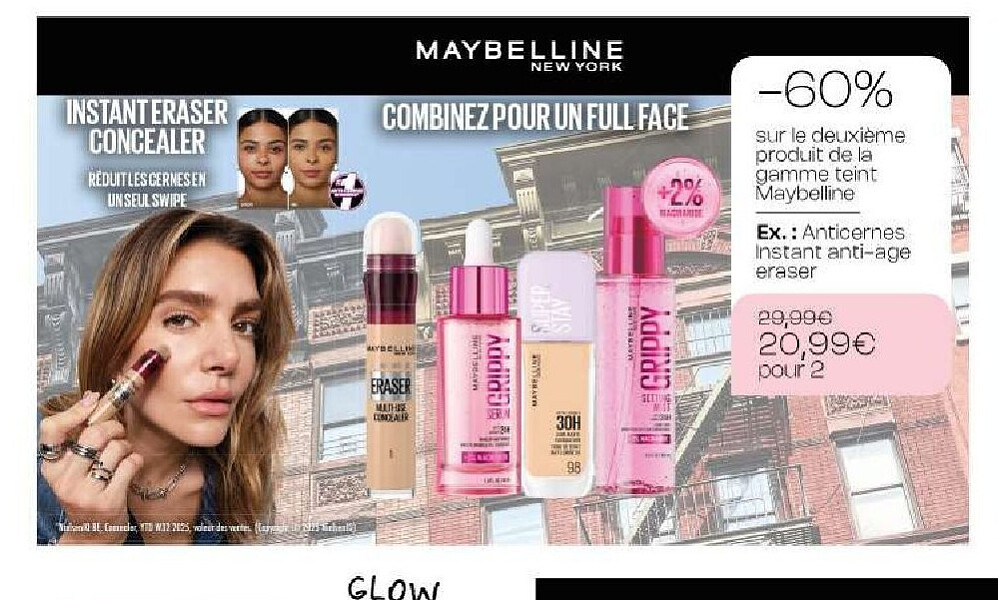 INSTANTERASER CONCEALER REDUITLES CERNES EN UN SEUL SWIPE