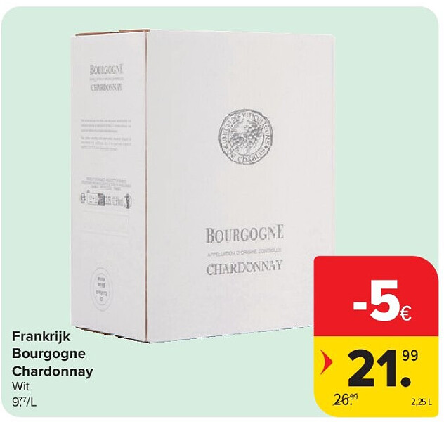 Frankrijk Bourgogne Chardonnay