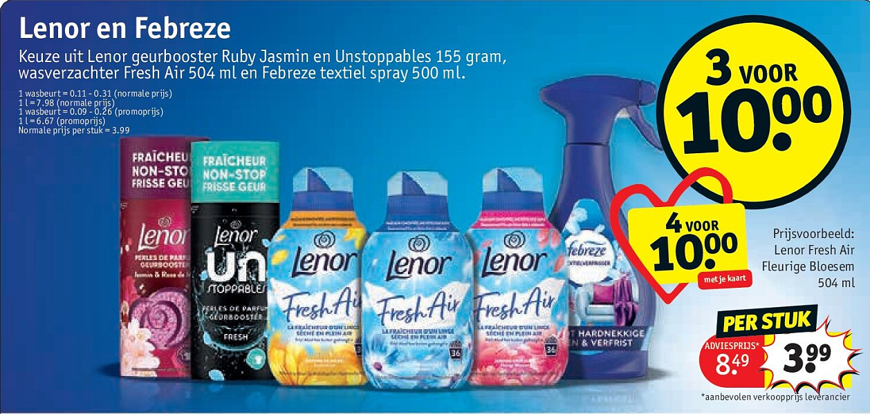 Lenor Fresh Air Fleurige Bloesem 504 ml
