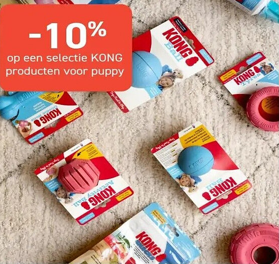 Sélection de produits KONG pour chiots