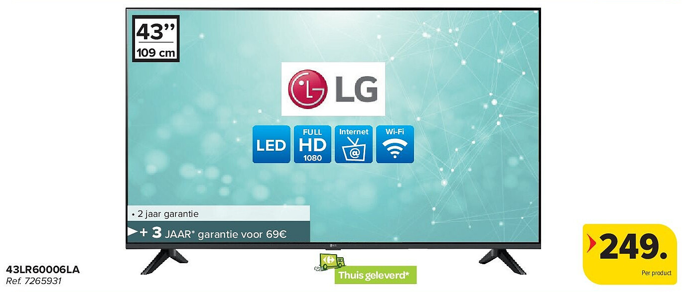 LG 43LR60006LA LED TV