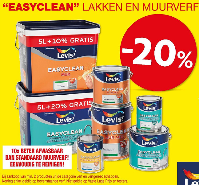 “EASYCLEAN” LAKKEN EN MUURVERF