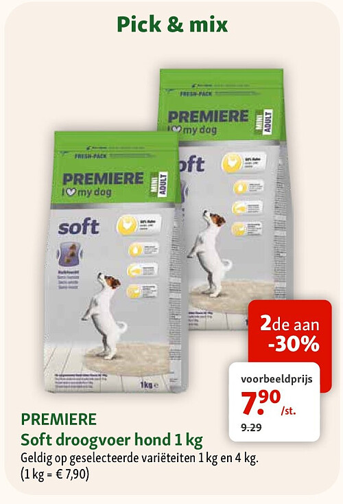 PREMIERE Soft droogvoer hond 1 kg