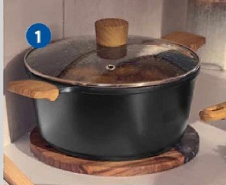 1. Gietaluminium kookpot, 24 cm о