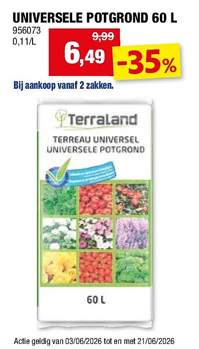 UNIVERSELE POTGROND 60 L