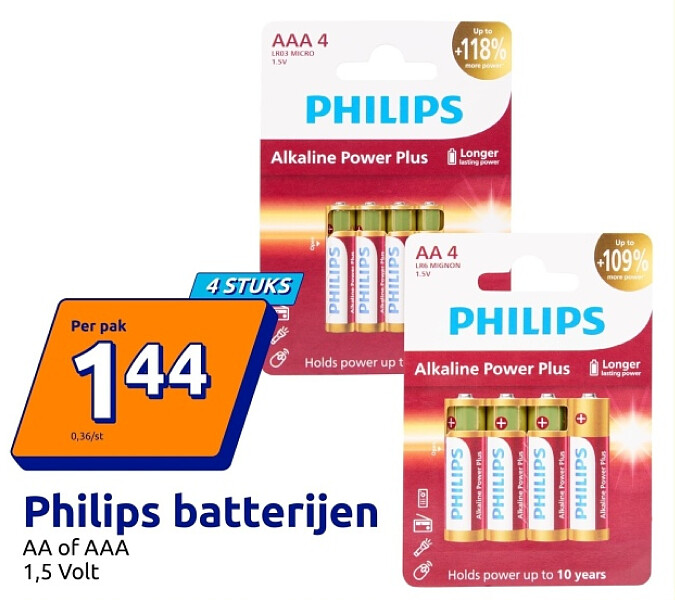 Philips batterijen