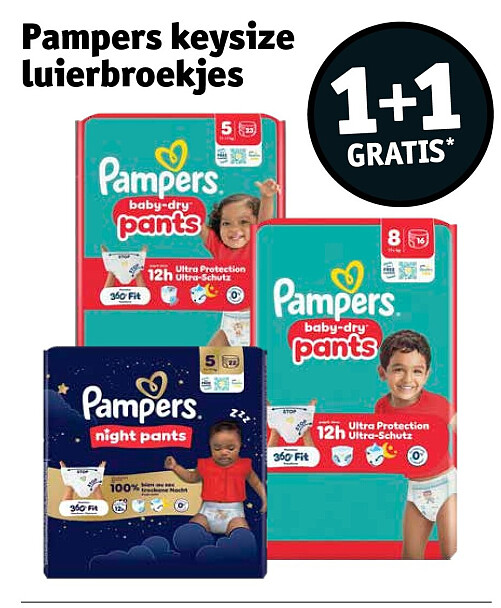 Pampers keysize luierbroekjes