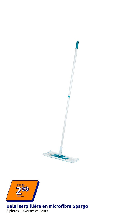 Balai serpillière en microfibre Spargo
