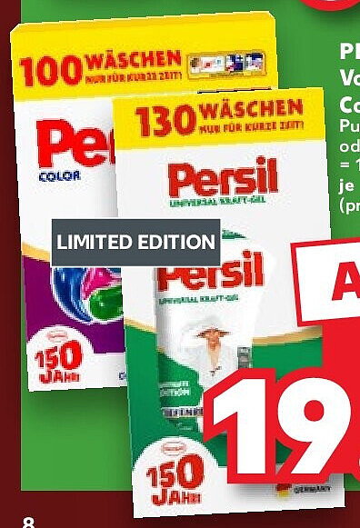 Voll- oder Colorwaschmittel