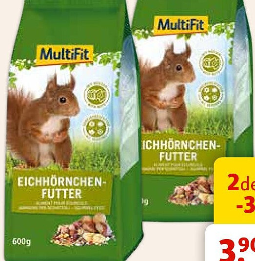 MultiFit eekhoornvoer 600 g