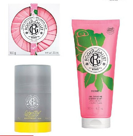 Roger & Gallet gammes gels douche, savons et homme