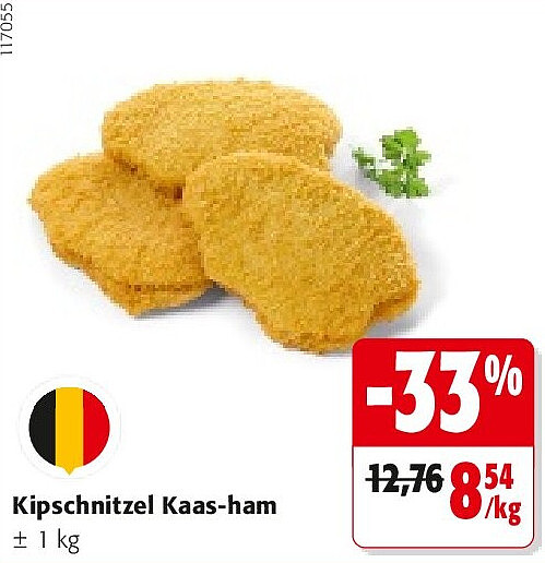 Kipschnitzel Kaas-ham