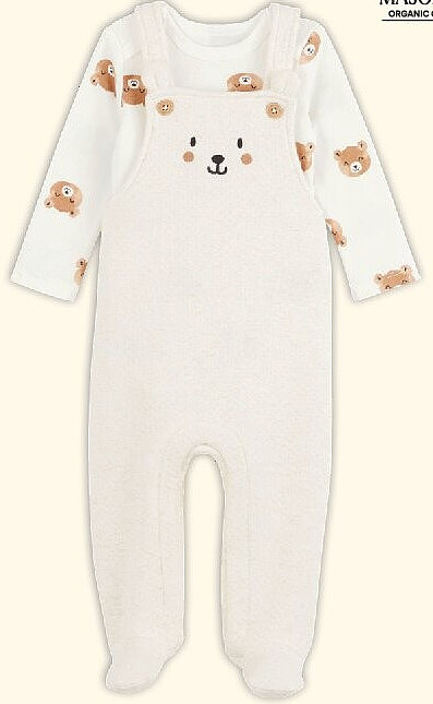 Salopette + body bébé Inextenso