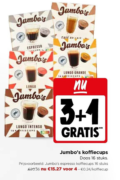 Jumbo’s koffiecups