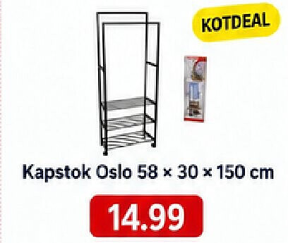 Kapstok Oslo 58 x 30 x 150 cm