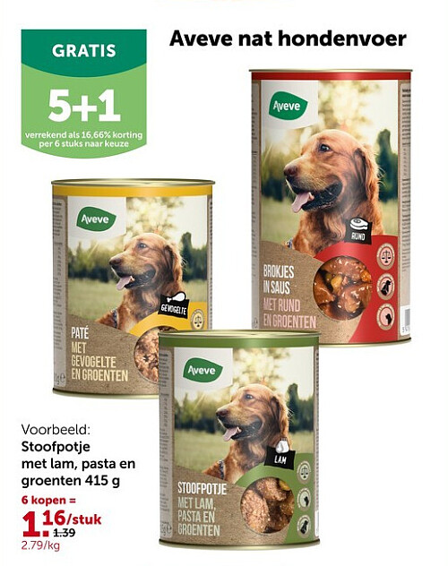 Stoofpotje met lam, pasta en groenten 415 g