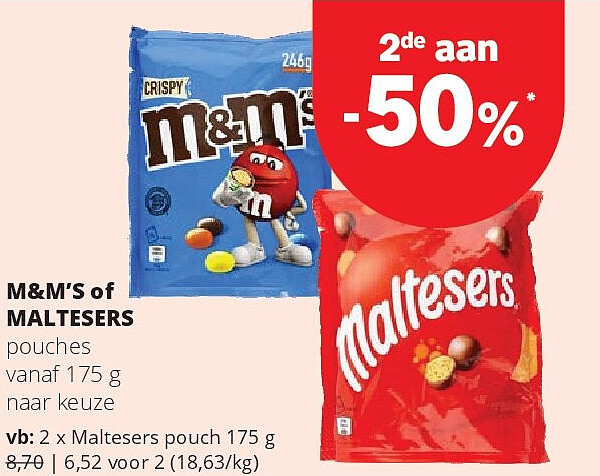 M&M’S of MALTESERS