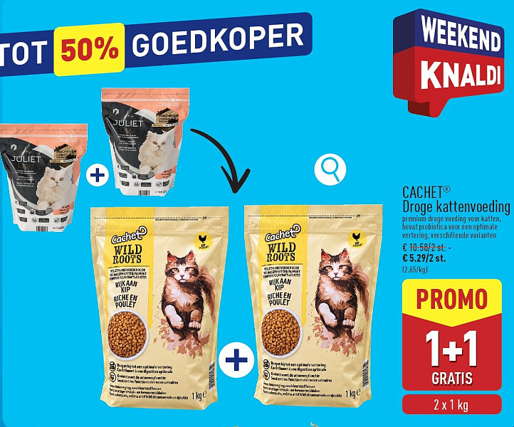Droge kattenvoeding